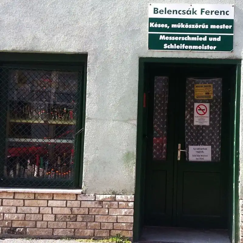 Belencsák Ferenc késes - köszörűs mester Sopron