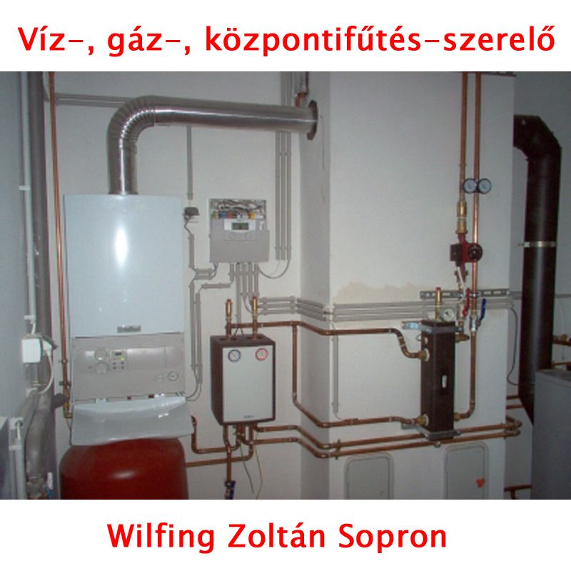 Wilfing Zoltán - víz,- gáz,- és fűtésszerelő Sopron